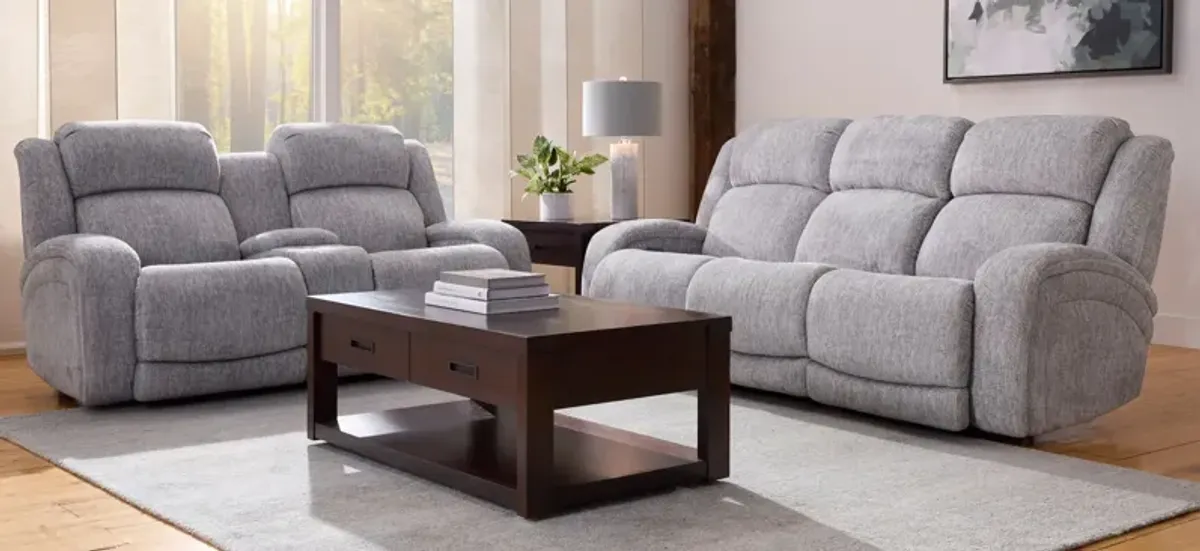 Zane Living Room Set in Gray by Bellanest