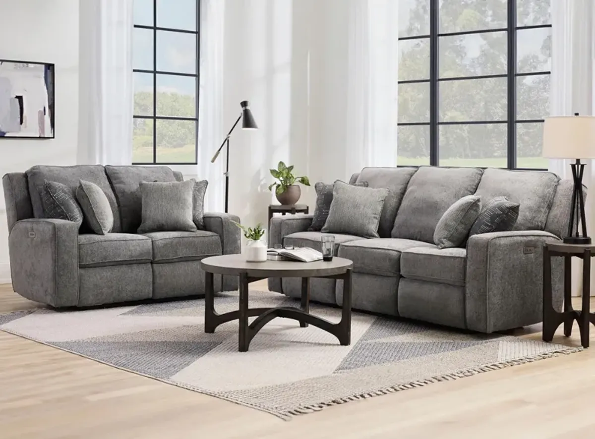 Reese Living Room Set in Gray by Southern Motion