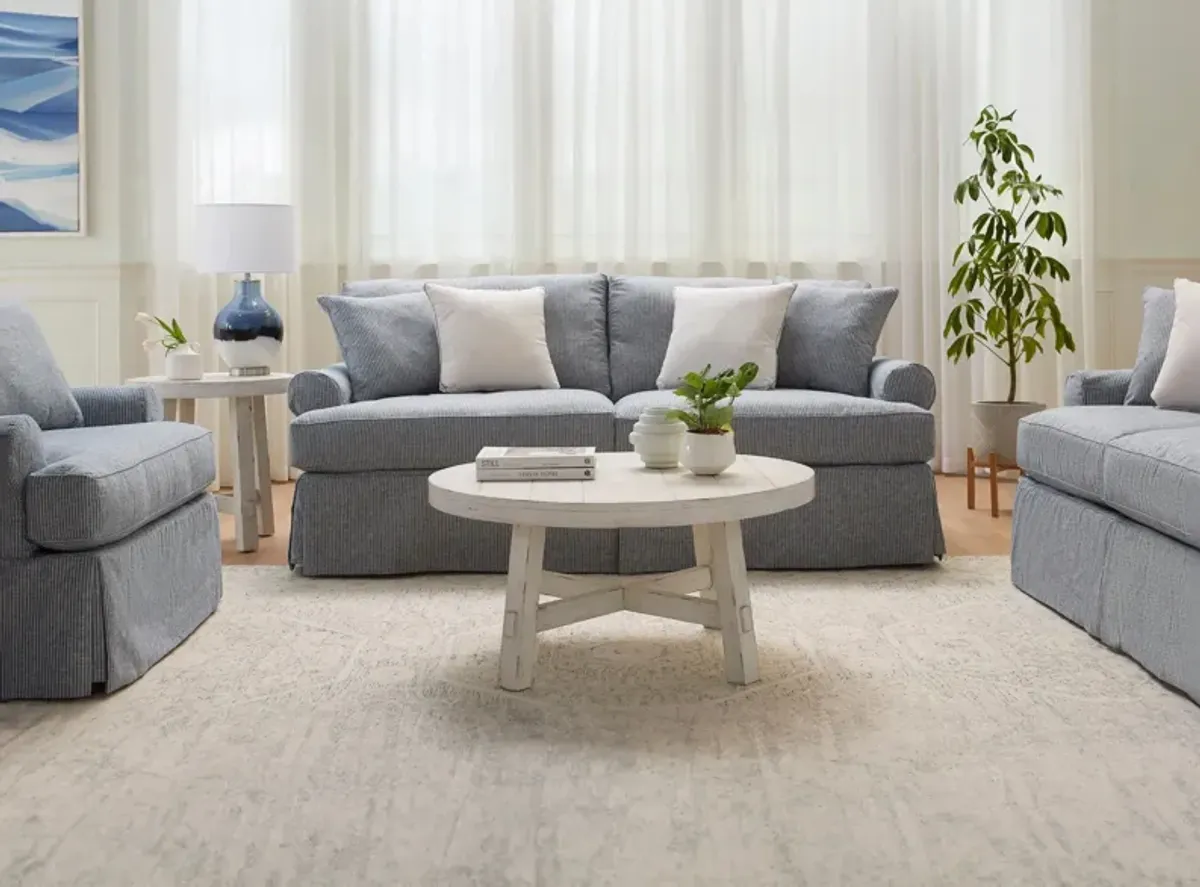 Lakeside Living Room Set in Denim by H.M. Richards