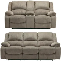 Molven 2-pc.. Sofa and Console Loveseat in Pewter by Ashley Furniture