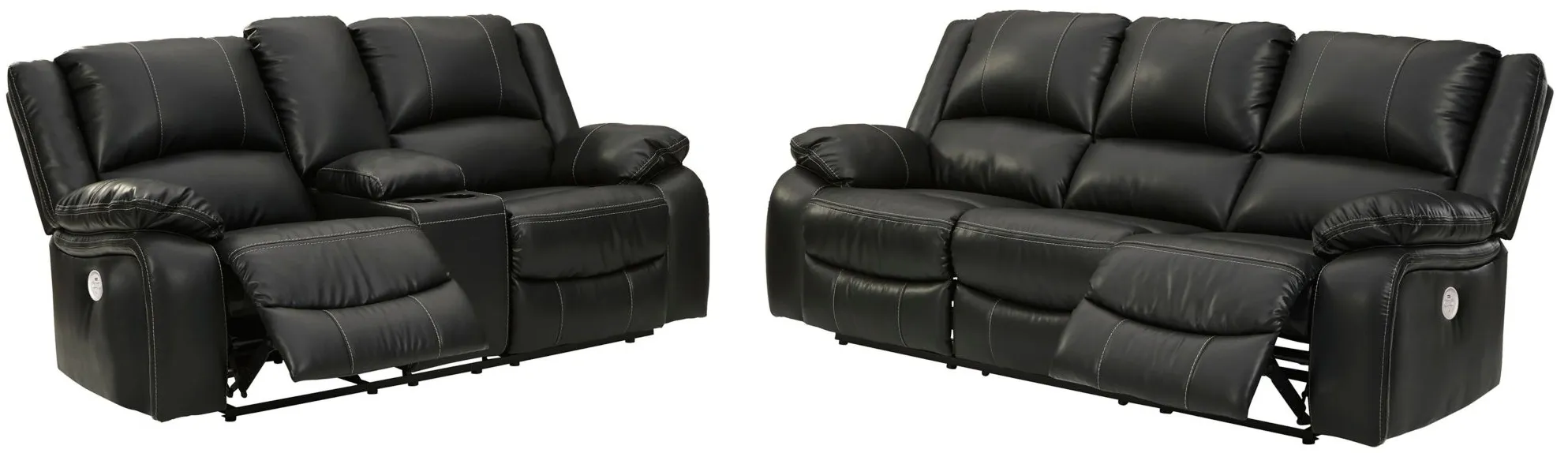 Cordero 2-pc. Power Sofa and Loveseat in Black by Ashley Furniture