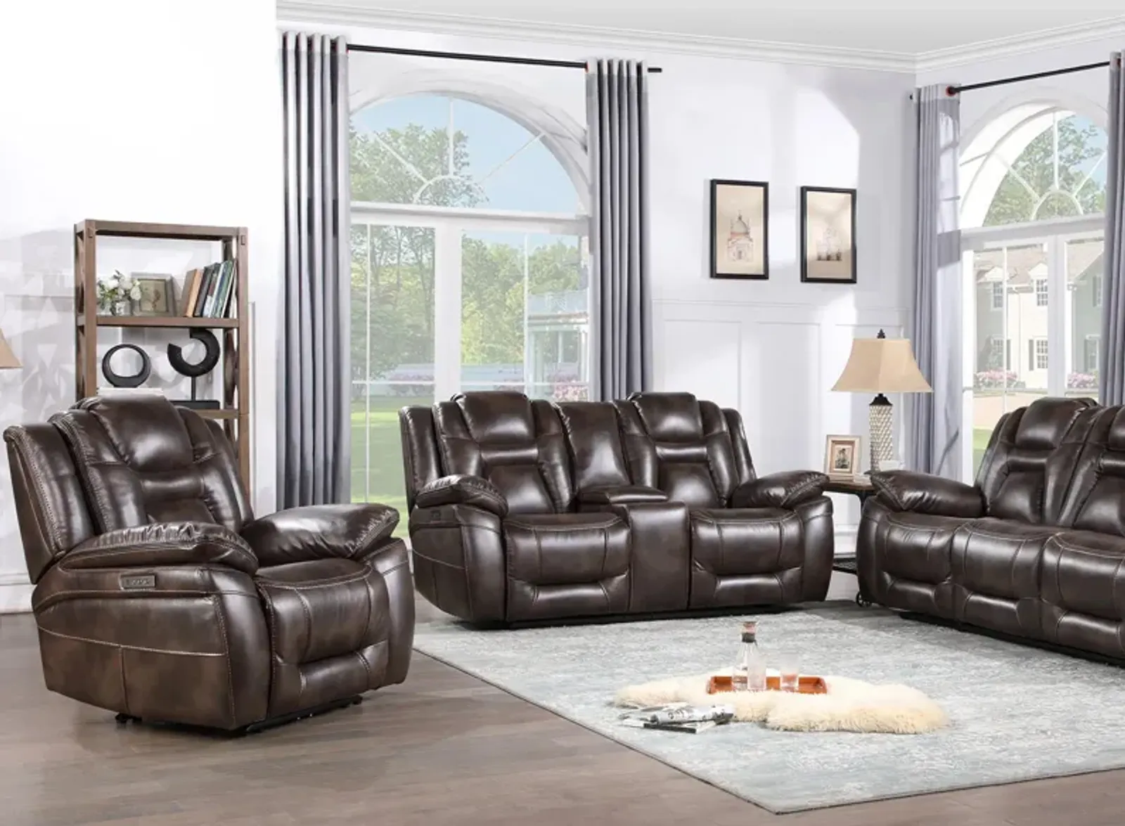 Oportuna 3-pc. Sofa, Loveseat, & Recliner Set