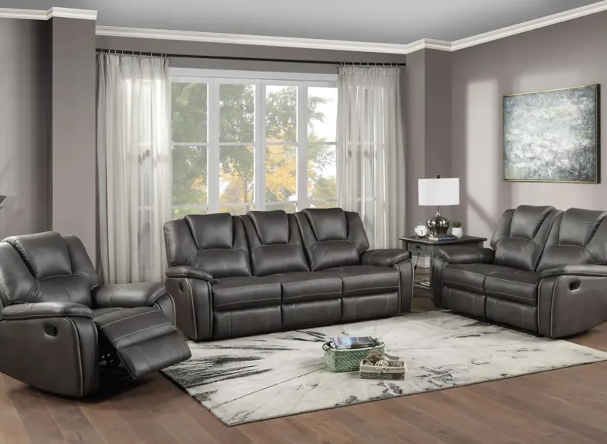 Katrine Reclining Sofa, Loveseat and Chair Set