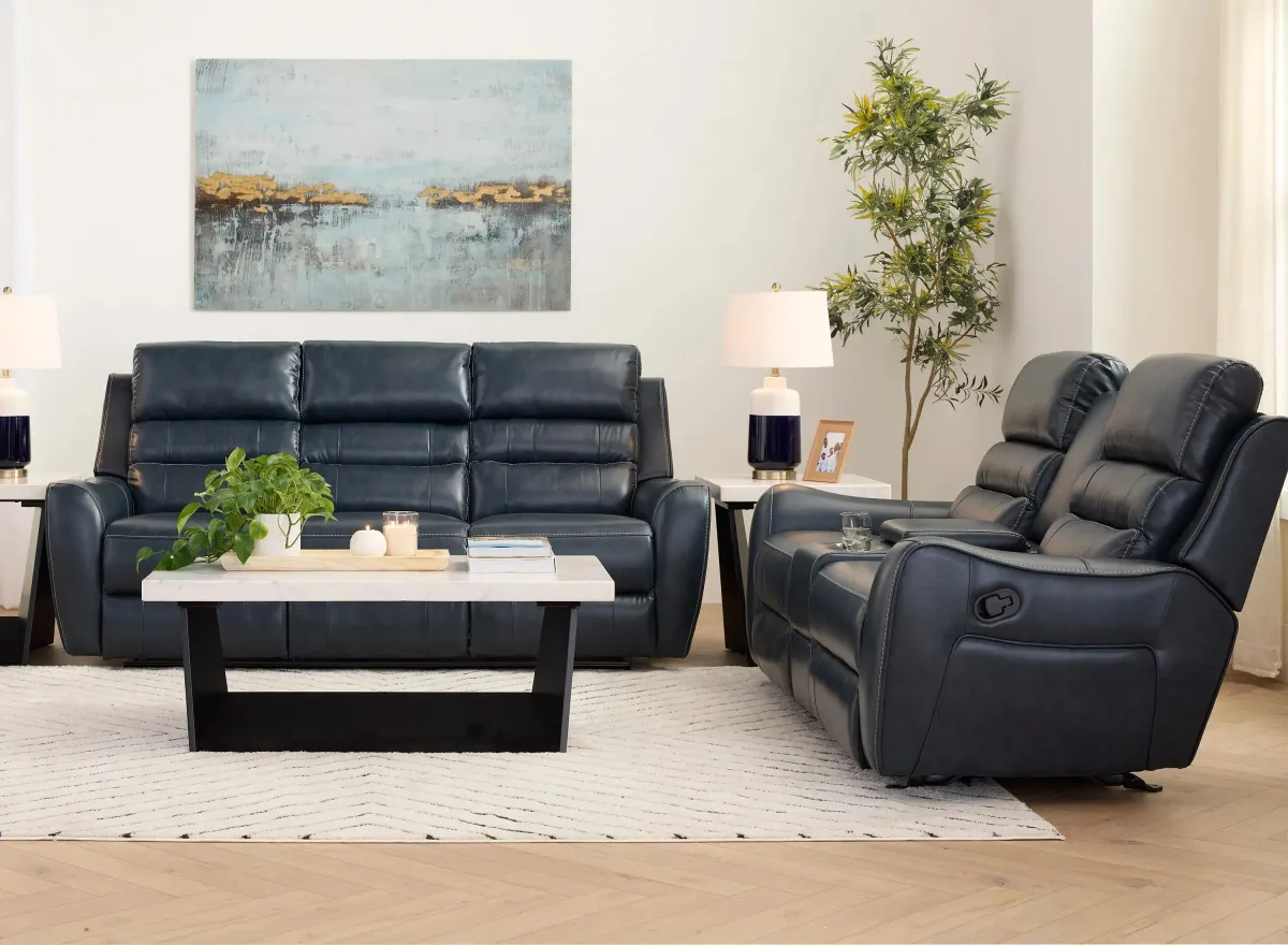 Keegan 2-pc. Reclining Sofa and Glider Console Loveseat