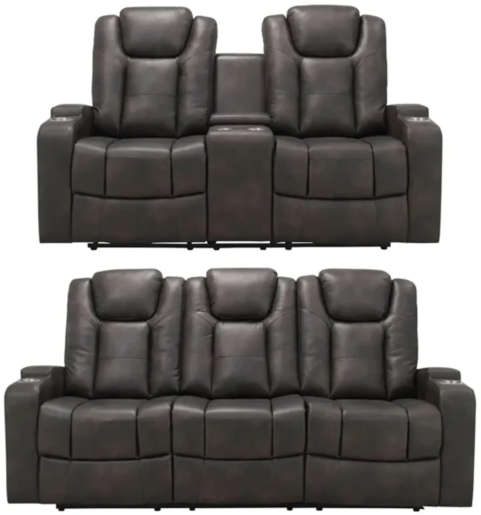 Matera 2-pc. Power Sofa And Power Console Loveseat Set