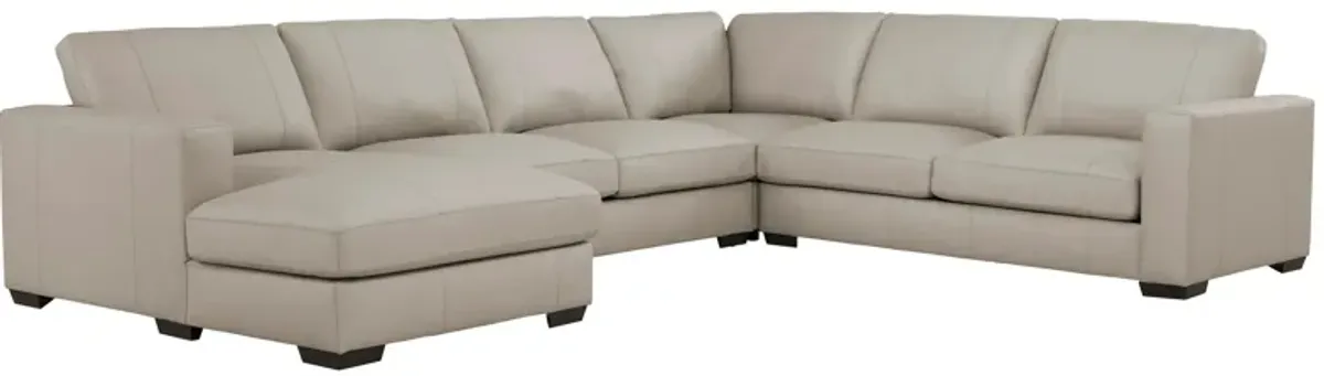 Oaklynn Leather 4-pc. Sectional