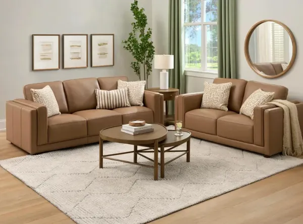 Marni Leather Living Room Set