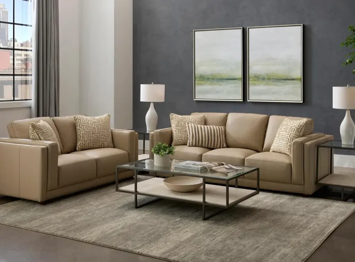 Marni Leather Living Room Set