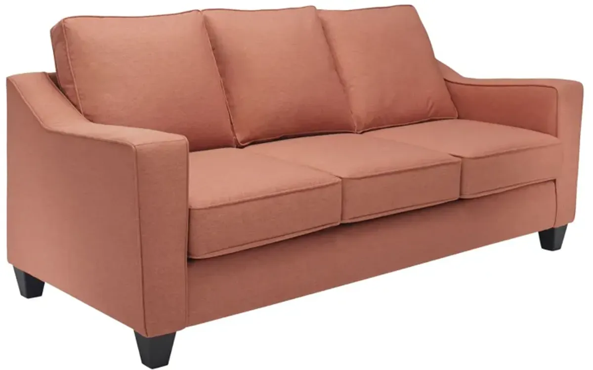 Flora 2-pc. Sofa & Loveseat Set in Laurent Coral by Fusion Furniture