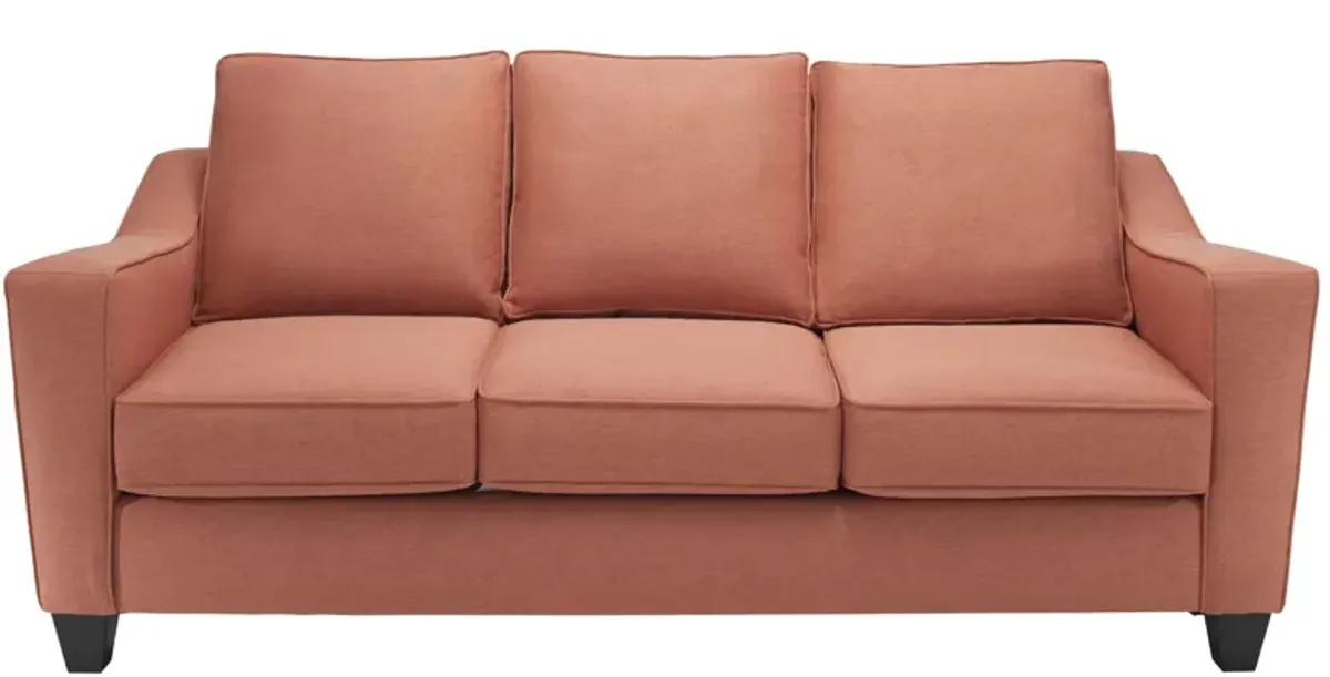 Flora 2-pc. Sofa & Loveseat Set in Laurent Coral by Fusion Furniture