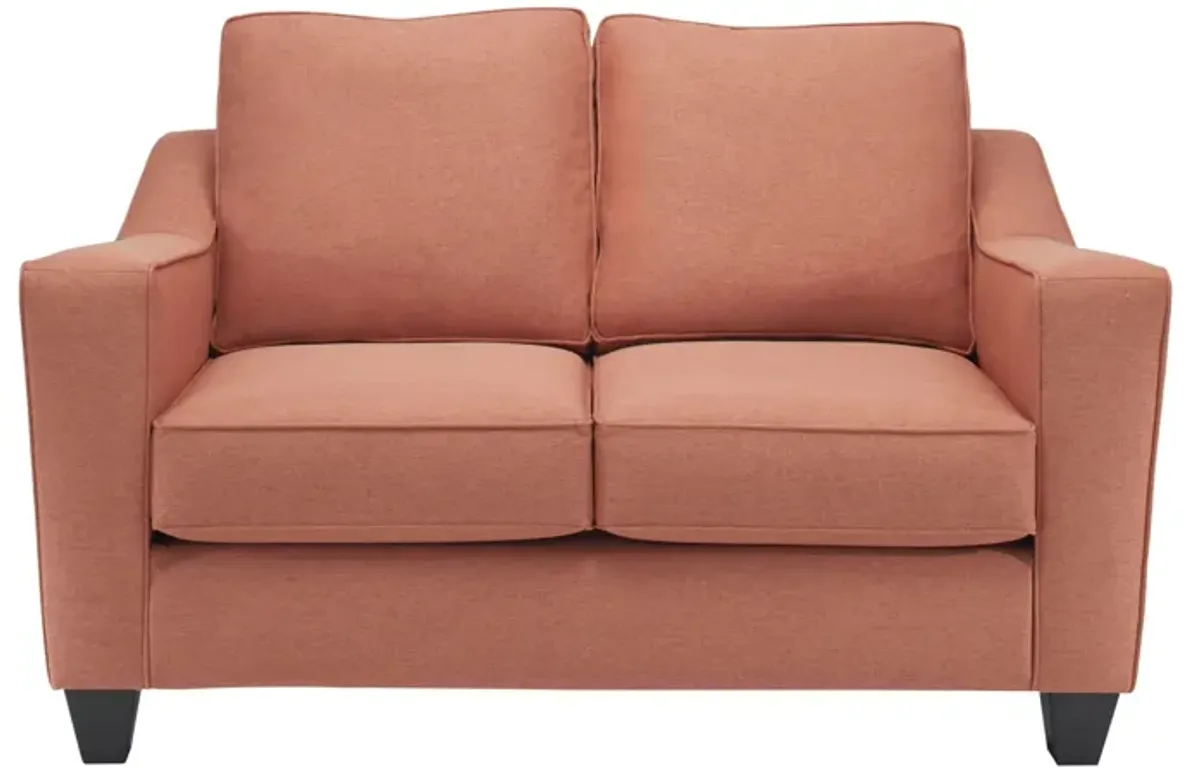 Flora 2-pc. Sofa & Loveseat Set in Laurent Coral by Fusion Furniture