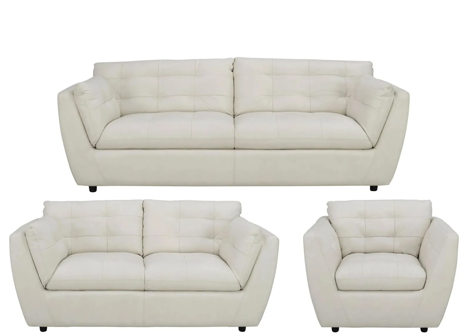 Damar Living Room Set in White by Chateau D'Ax