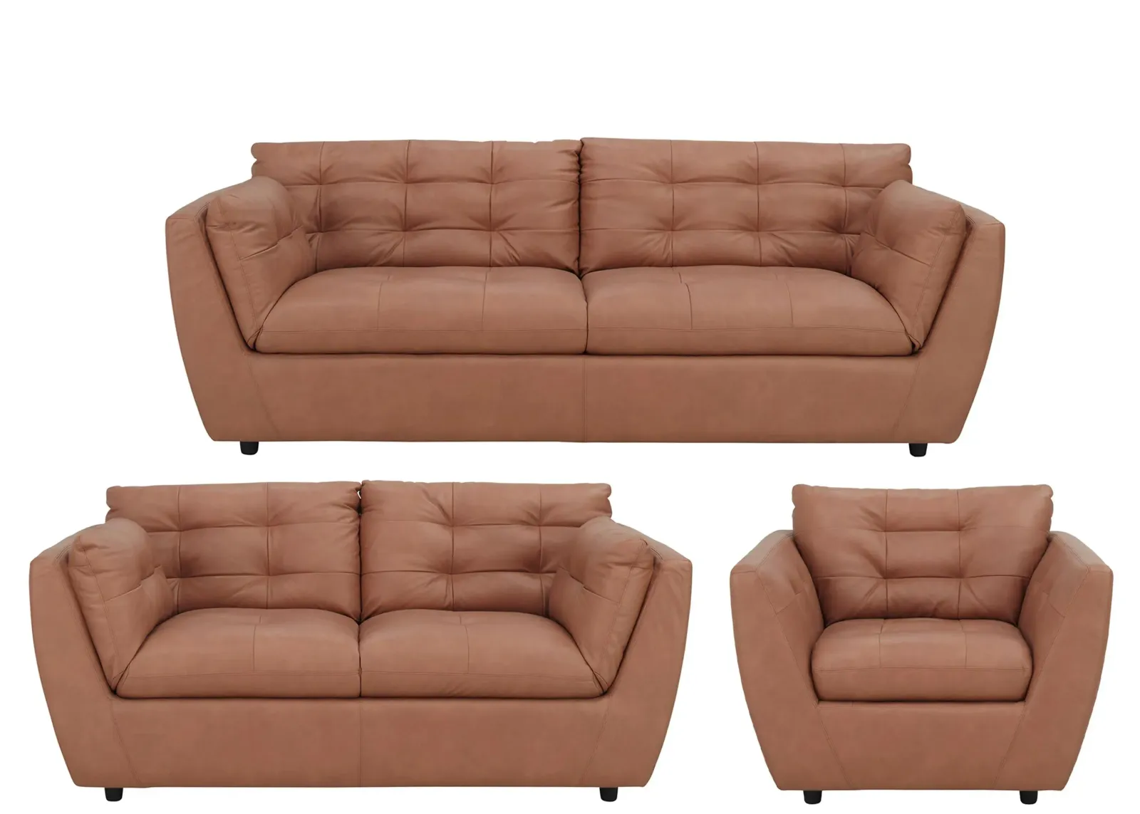 Damar Living Room Set in Brown by Chateau D'Ax