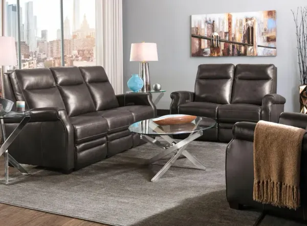 Kellner 2-pc. Leather Power Sofa and Loveseat Set