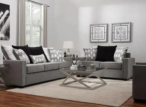 Ganley 2-pc. Chenille Sofa and Loveseat Set