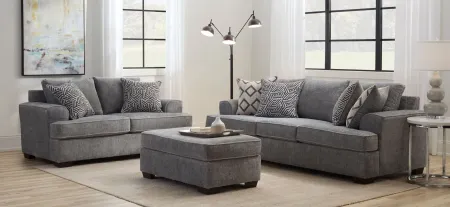 Greystone 2-pc. Sofa and Loveseat Set in Gray by Behold Washington