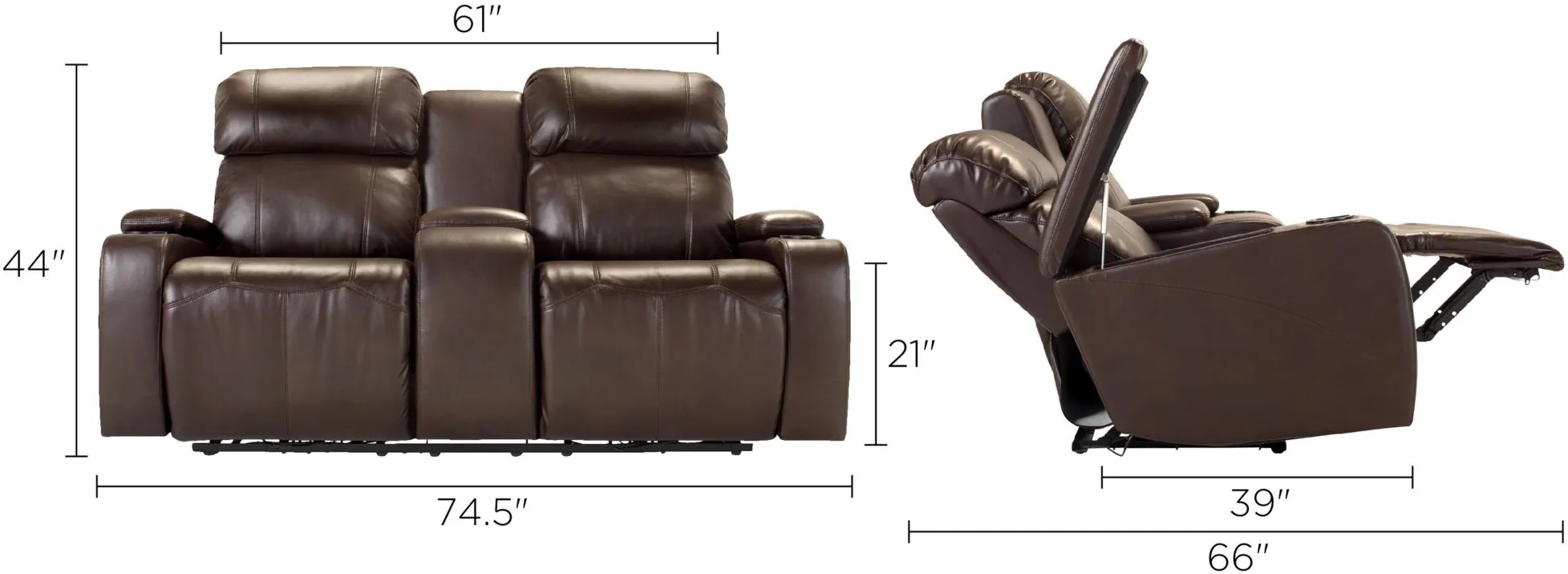 Stylus 2pc. Power Sofa and Loveseat Set