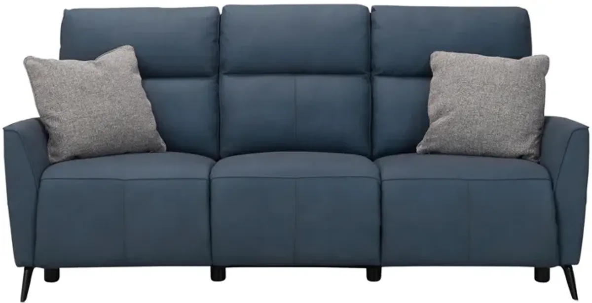 Delilah 2-pc. Sofa & Loveseat Set in Blue by Bellanest