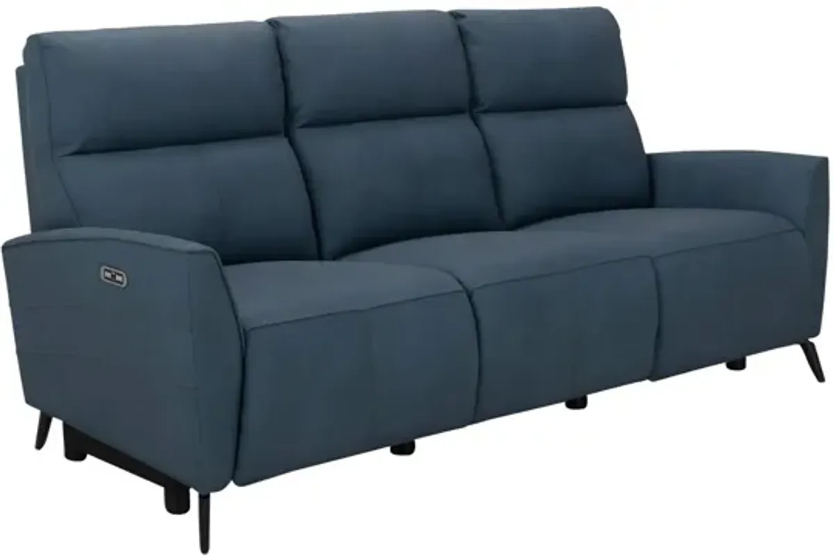 Delilah 2-pc. Sofa & Loveseat Set in Blue by Bellanest