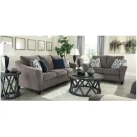 Sanderson 2-pc.. Sofa and Loveseat Set in Slate by Ashley Furniture