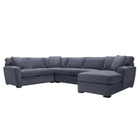 Artemis II 4-pc. Right Hand Facing Sectional Sofa in Gypsy Slate by Jonathan Louis