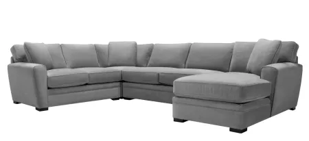 Artemis II 4-pc. Right Hand Facing Sectional Sofa in Gypsy Smoked Pearl by Jonathan Louis