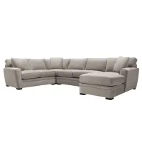 Artemis II 4-pc. Right Hand Facing Sectional Sofa in Gypsy Platinum by Jonathan Louis