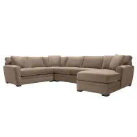 Artemis II 4-pc. Right Hand Facing Sectional Sofa in Gypsy Taupe by Jonathan Louis
