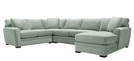 Artemis II 4-pc. Right Hand Facing Sectional Sofa in Gypsy Seaspray by Jonathan Louis
