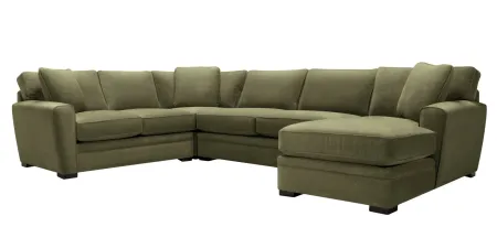 Artemis II 4-pc. Right Hand Facing Sectional Sofa in Gypsy Sage by Jonathan Louis