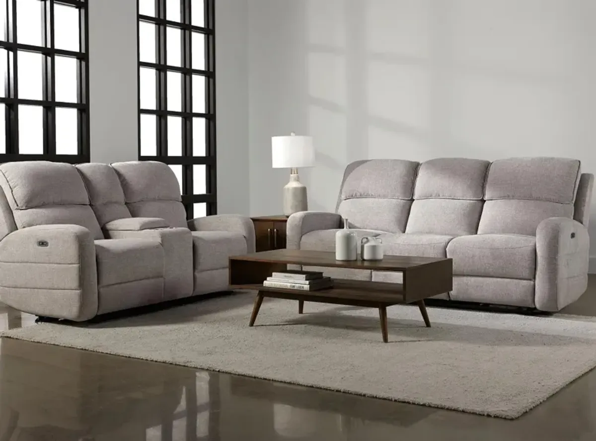 Everitt Chenille 2-pc. Power Sofa & Console Loveseat