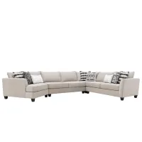 Daine 4-pc. Sectional Sofa in Popstitch Shell by Fusion Furniture