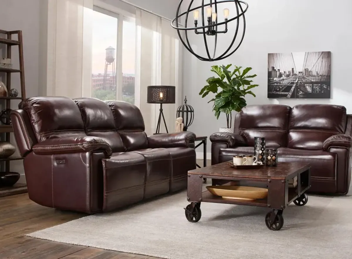 Harding Living Room Set in Brown by Davis Intl.