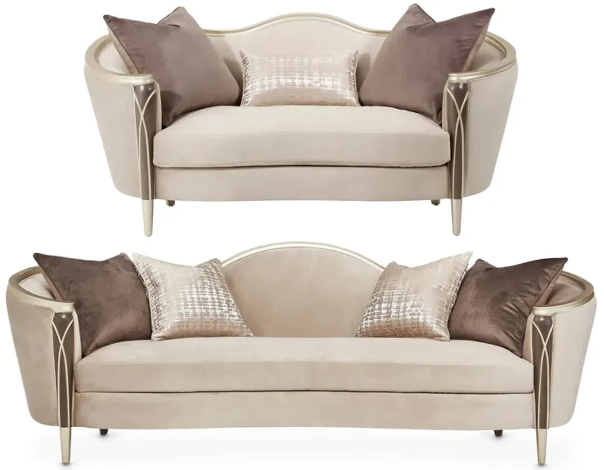 Villa Cherie 2-pc. Sofa & Loveseat Set