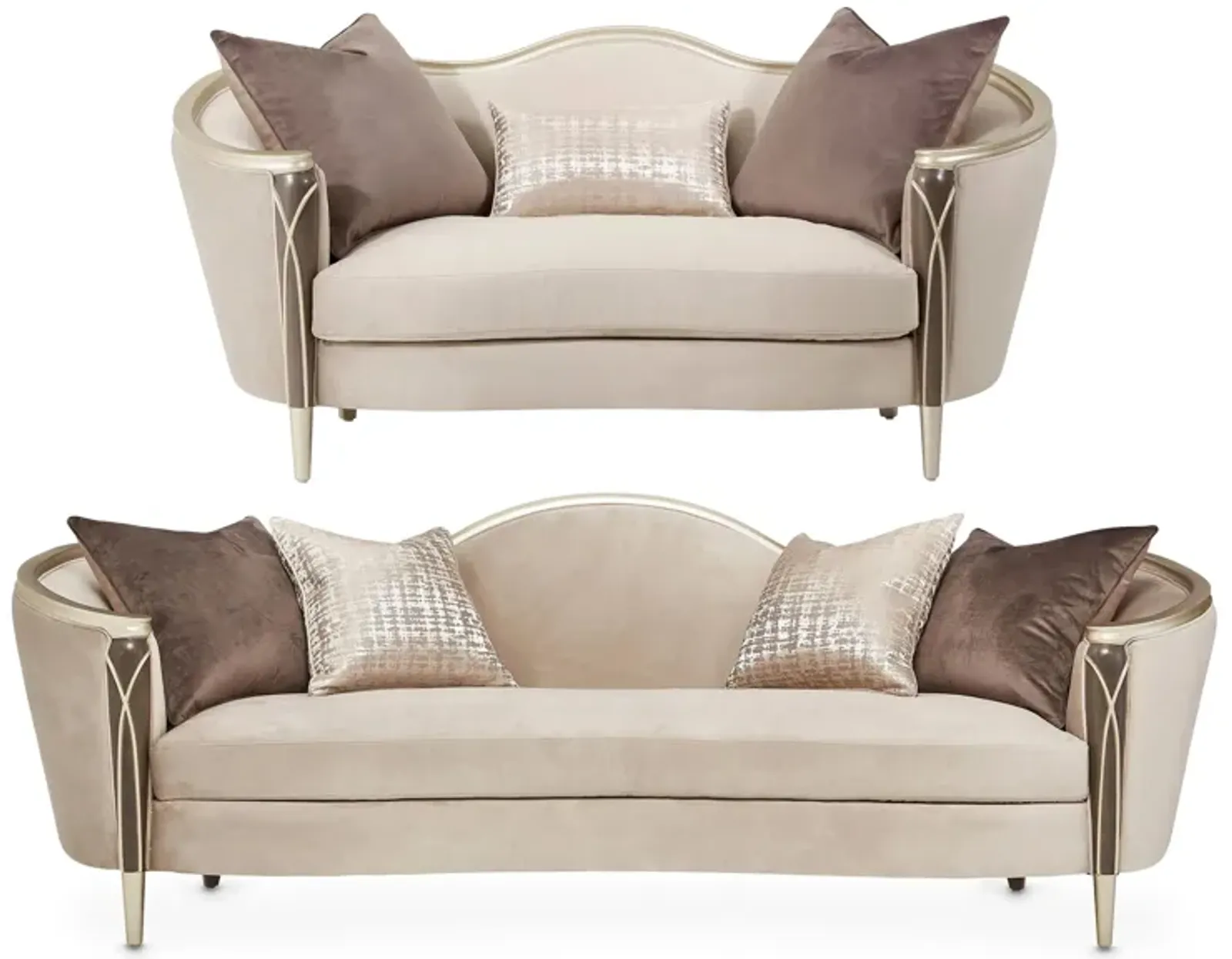 Villa Cherie 2-pc. Sofa & Loveseat Set