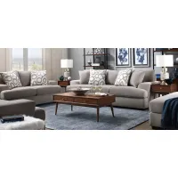 Hendrick 2-pc.. Sofa and Loveseat Set in Taupe by Style Line