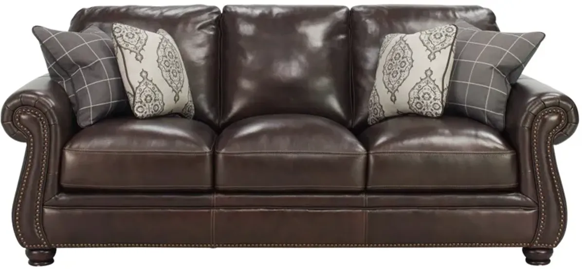 Alistar Living Room Set in Brown by Bellanest