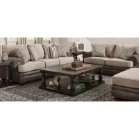 Newman 2-pc. Chenille Sofa and Loveseat Set in Gray by Behold Washington