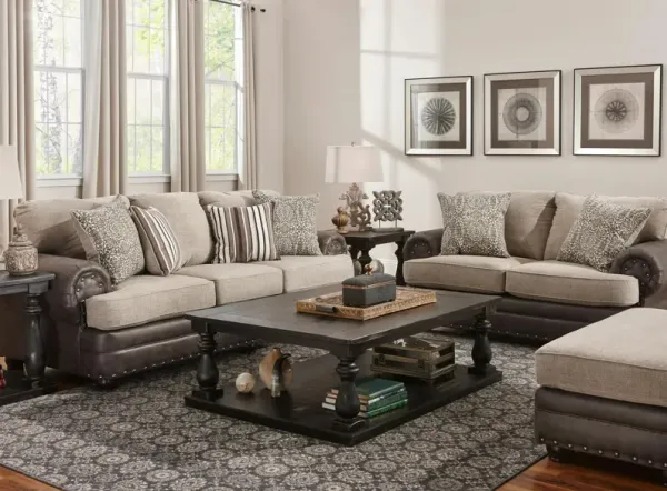 Newman 2-pc. Chenille Sofa and Loveseat Set