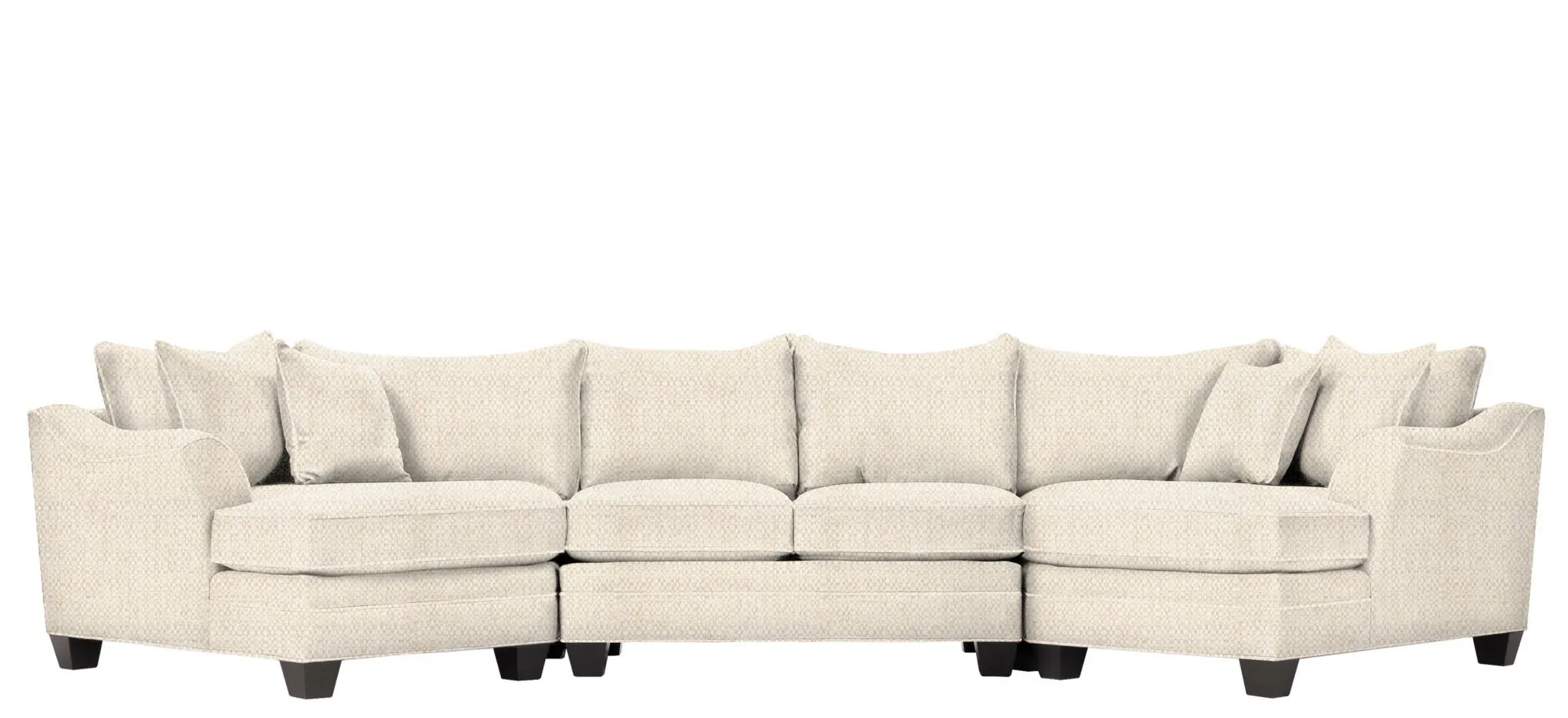 Foresthill 3-pc. Symmetrical Cuddler Sectional Sofa in Sugar Shack Alabaster by H.M. Richards