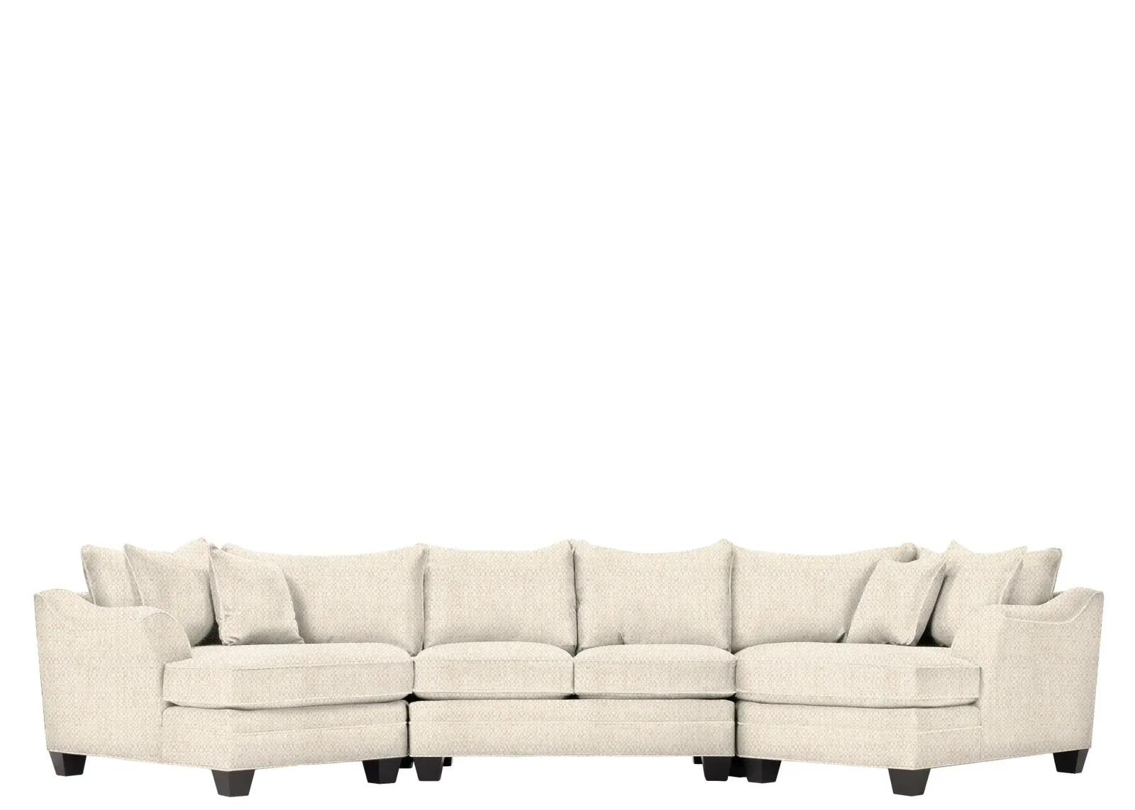 Foresthill 3-pc. Symmetrical Cuddler Sectional Sofa in Sugar Shack Alabaster by H.M. Richards