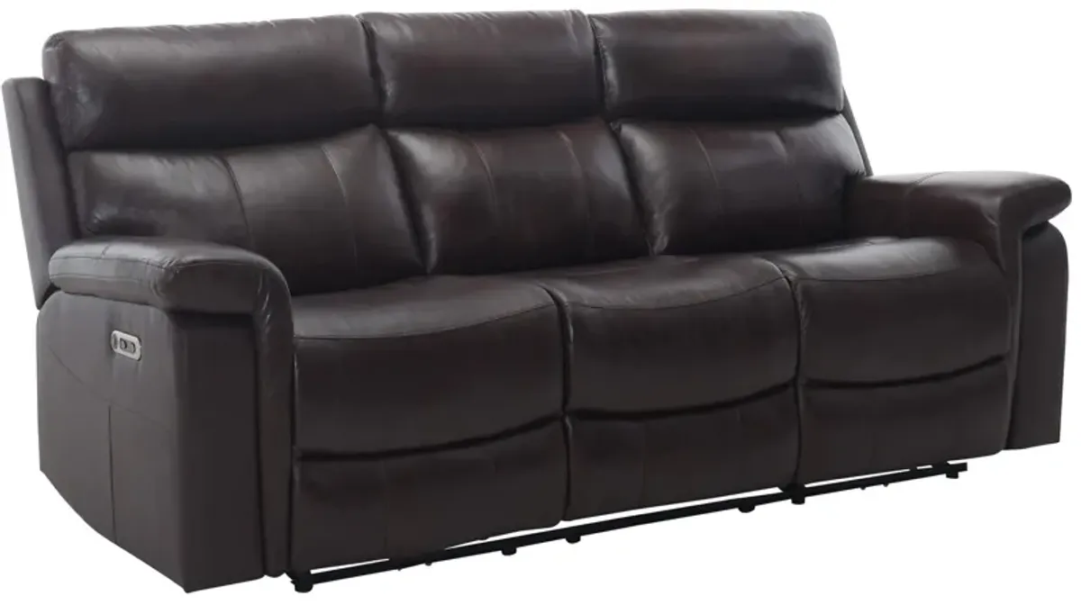 Xander 2-pc. Leather Power Sofa and Console Loveseat