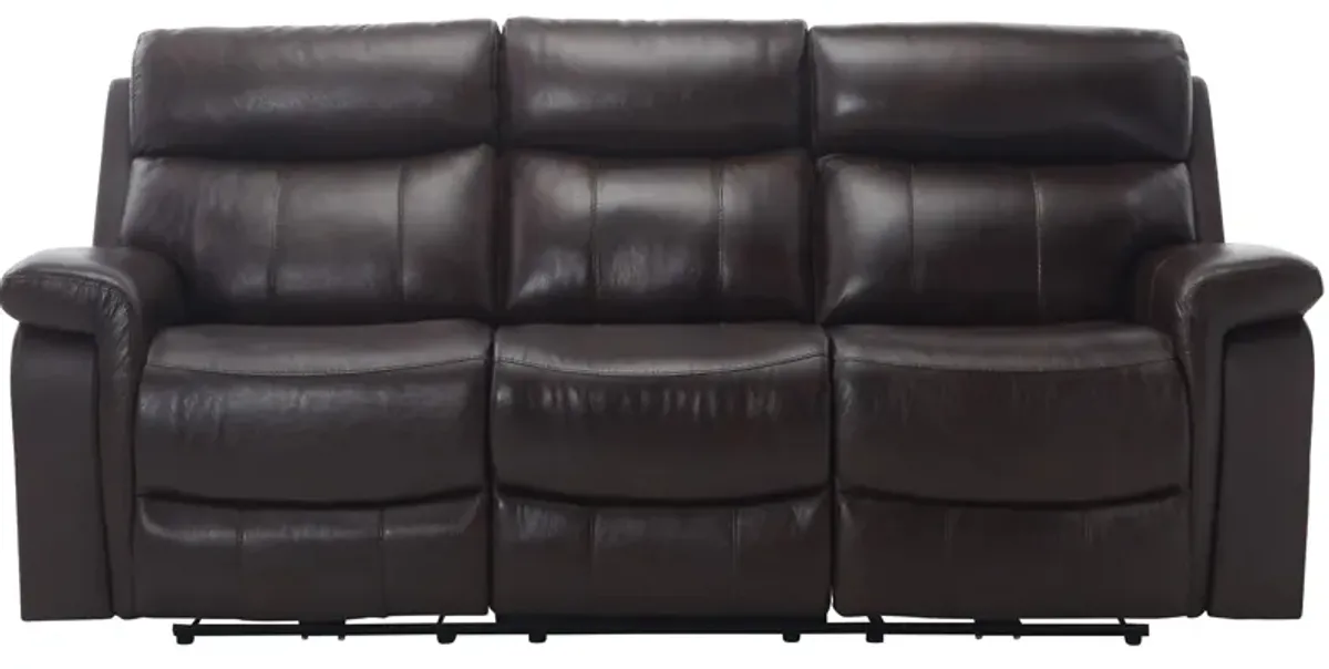 Xander 2-pc. Leather Power Sofa and Console Loveseat