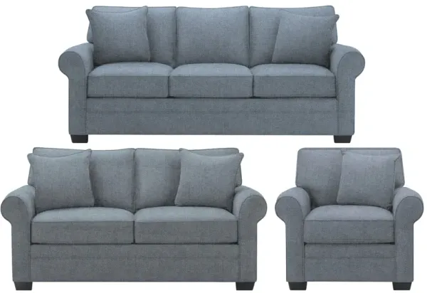 Glendora 3-pc. Sofa, Loveseat & Chair Set