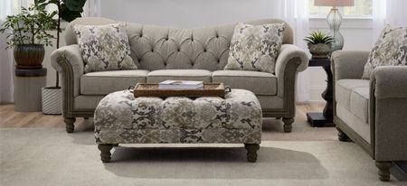 Torrey 2-pc. Sofa and Loveseat Set in Gray by Hughes Furniture