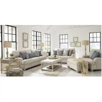 Trixie 2-pc.. Sofa and Loveseat Set in Linen by Ashley Furniture