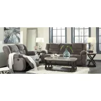 Southgate 2-pc. Reclining Sofa and Loveseat Set in Gray by Ashley Furniture