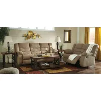 Southgate 2-pc.. Reclining Sofa and Loveseat Set in Mocha by Ashley Furniture