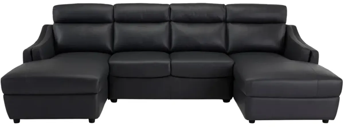 Warner 3-pc. Leather Sectional