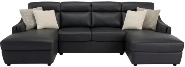Warner 3-pc. Leather Sectional